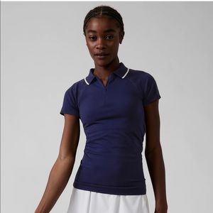 Athleta Momentum Polo Tee